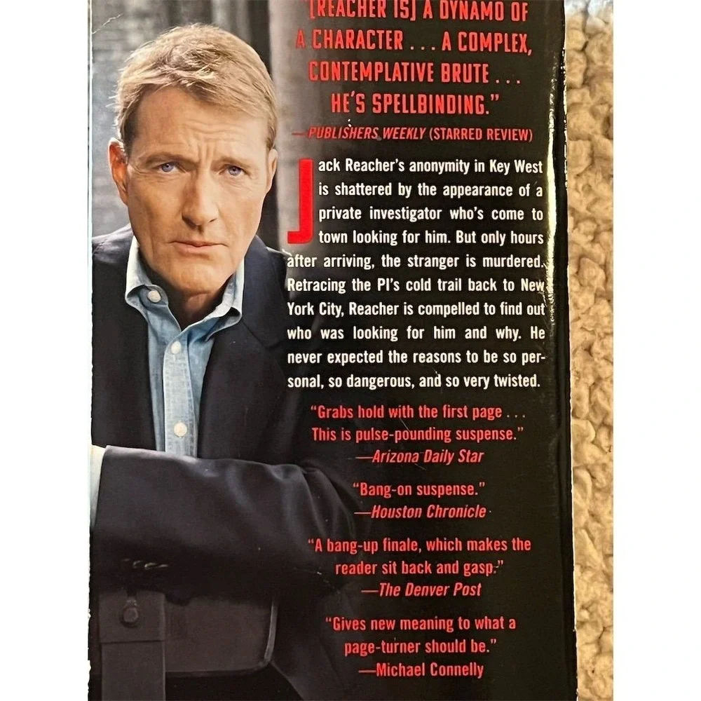 Tripwire by Lee Child Paperback Jack Reacher Novel Thriller Suspense‎